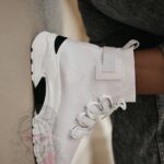 Buty sportowe skarpetki Madam Ortis białe