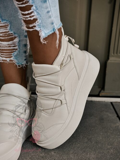 Buty sportowe Madam Foseco beżowe