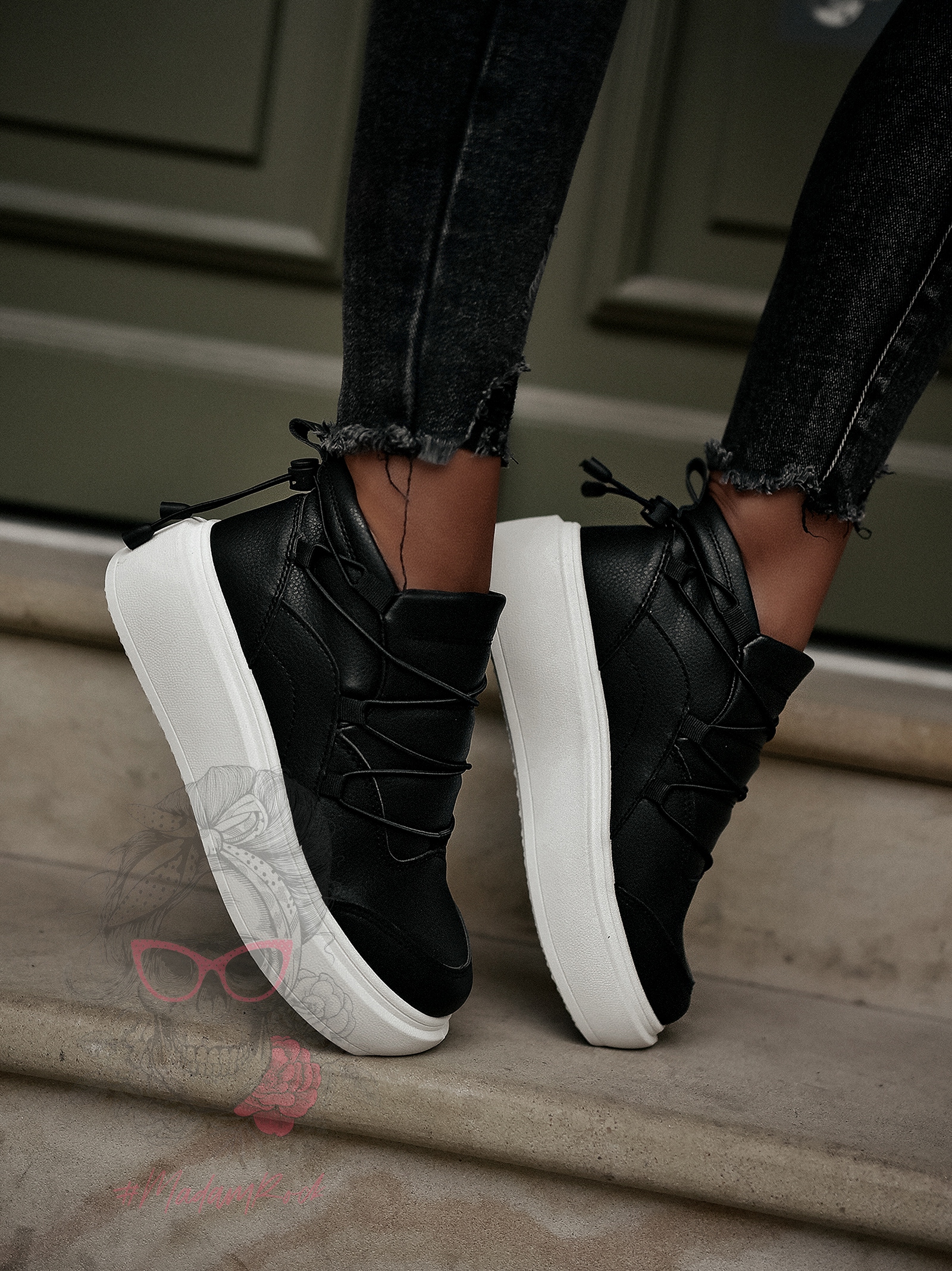 Buty sportowe Madam Foseco czarne