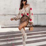 Sweter rozpinany Berry beżowy