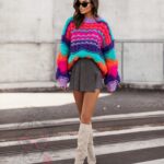 Sweter handmade Catalys fuksja