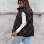 Kamizelka pleciona Hild czarna