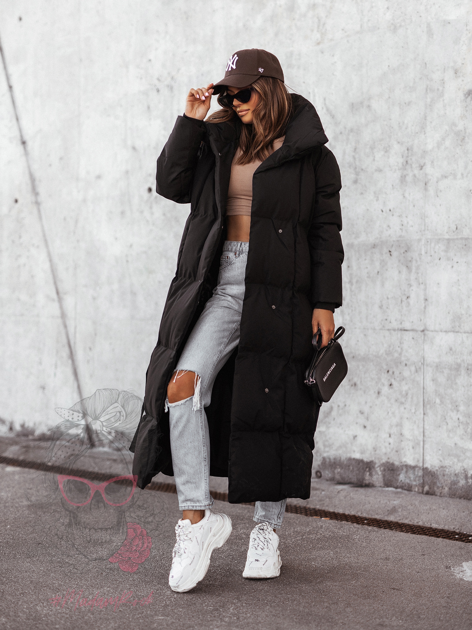 Płaszcz/ kurtka zimowa Goss czarny