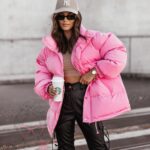 Kurtka puchowa Barbi różowa