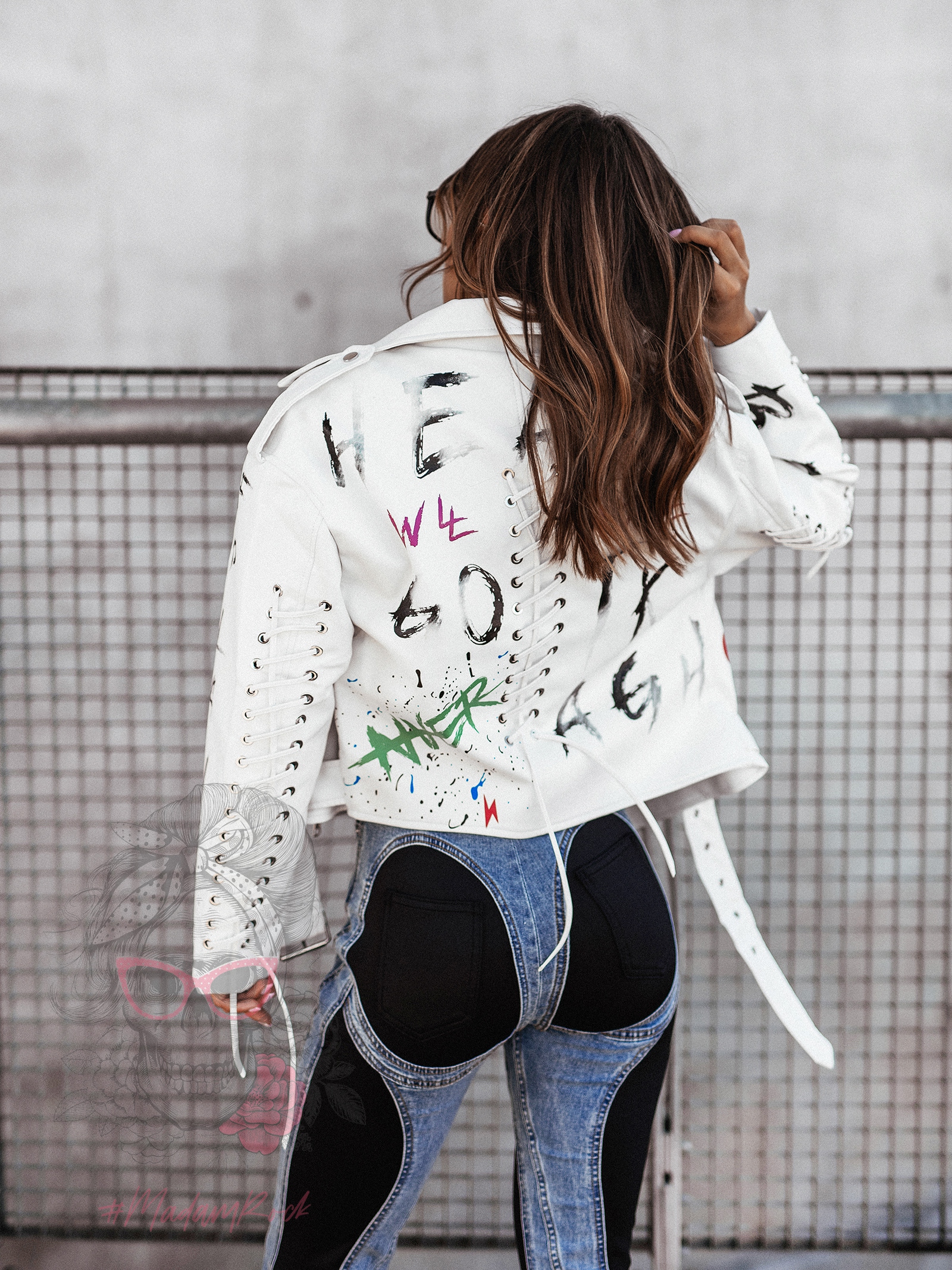 Ramoneska rockowa Unerground biała