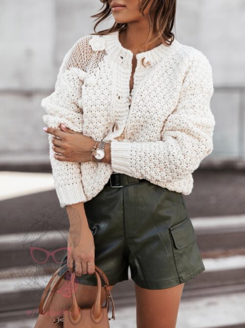 Spodenki skórzane Baga khaki