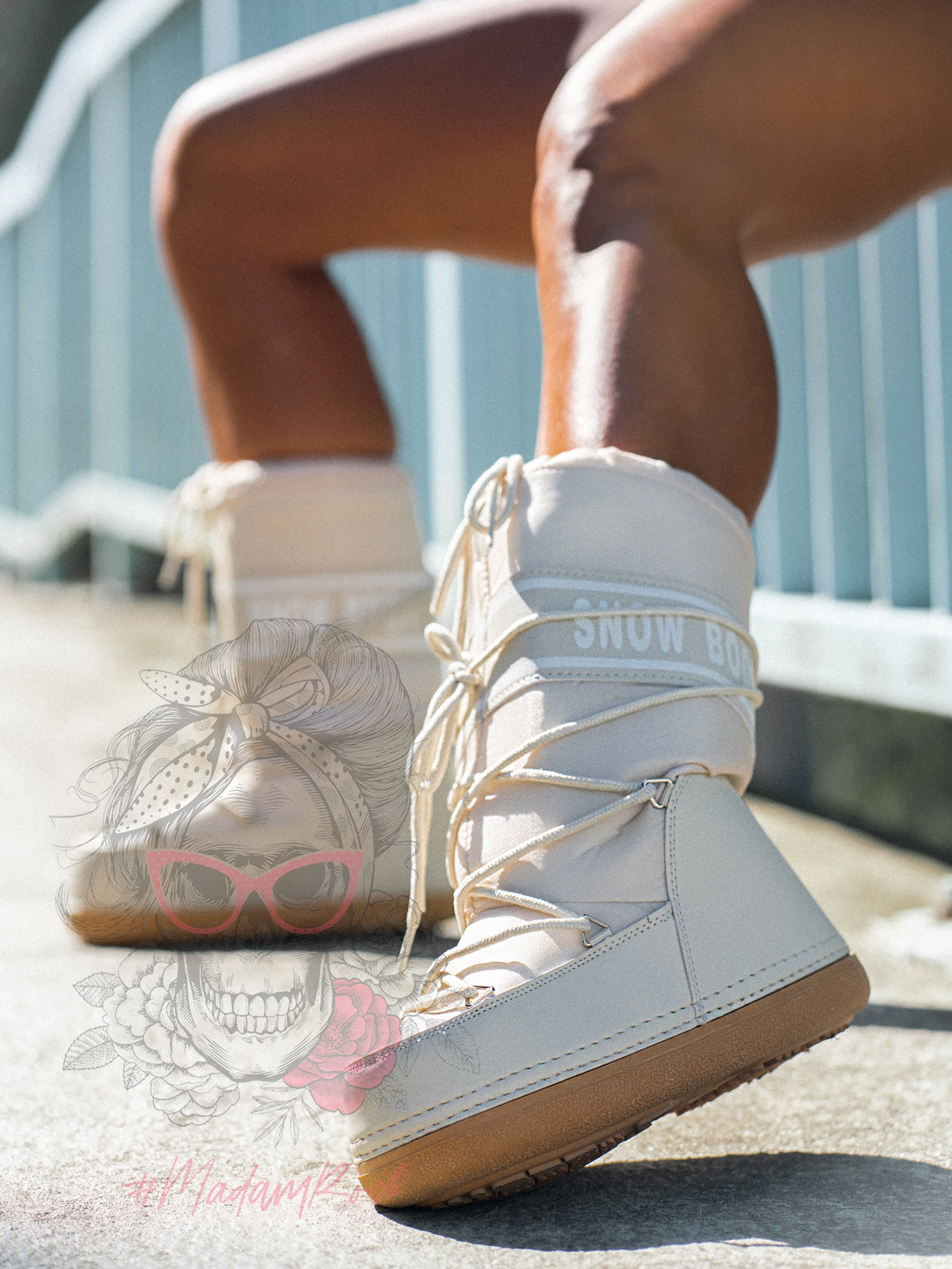 Śniegowce Madam Snow Boots beżowe Śniegowce Madam Snow Boots beżowe