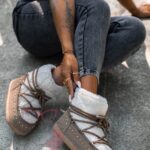 Śniegowce z barankiem Rock Cloe khaki