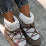 Śniegowce z barankiem Rock Cloe khaki