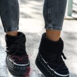 Śniegowce z barankiem Rock Cloe czarne