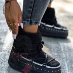 Śniegowce z barankiem Rock Cloe czarne