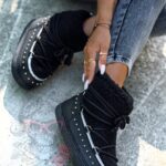 Śniegowce z barankiem Rock Cloe czarne