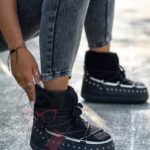 Śniegowce z barankiem Rock Cloe czarne