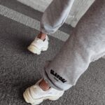 Spodnie dresowe z przetarciami Francis Ola Voga szare