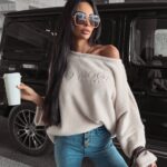 Bluza ocieplana oversize Elza Ola Voga ecru