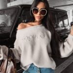 Bluza ocieplana oversize Elza Ola Voga ecru