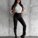 Sweter z półgolfem Oslo Ola Voga szary