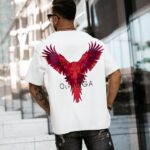 T-shirt męski oversize Hawks Ola Voga ecru
