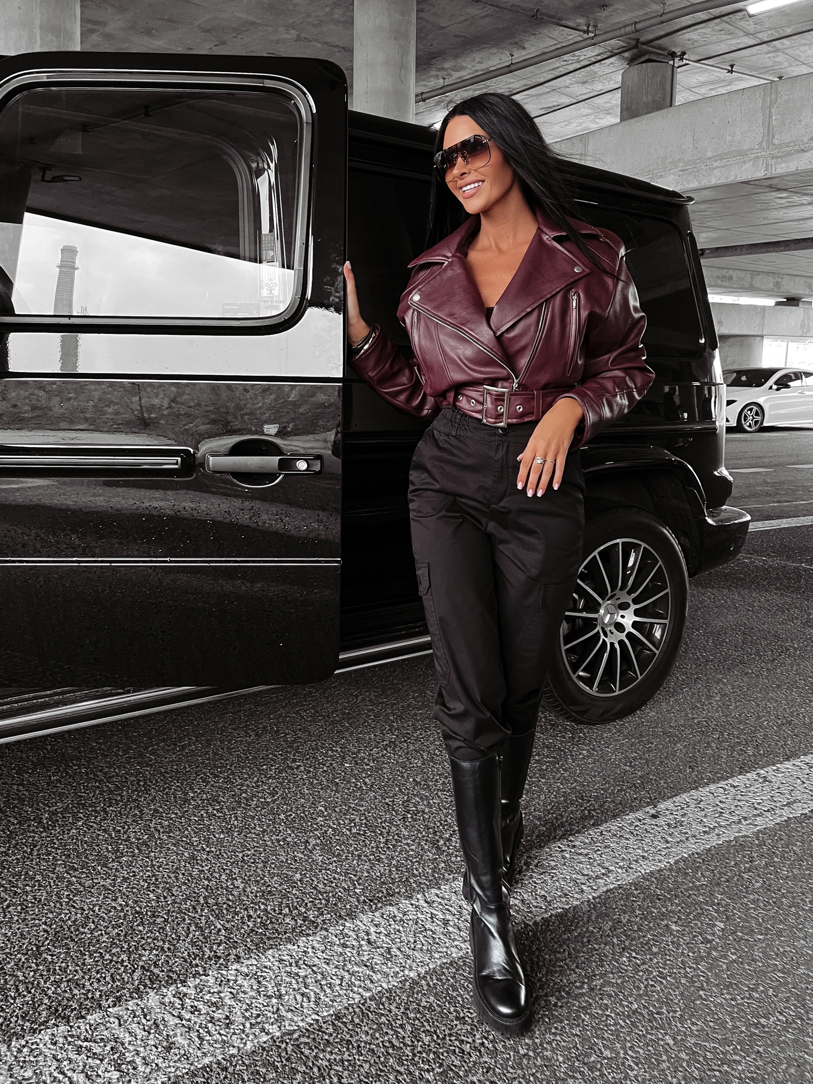 Spodnie cargo bawełniane Zelia Ola Voga czarne Spodnie cargo bawełniane Zelia Ola Voga czarne