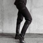 Spodnie cargo bawełniane Zelia Ola Voga czarne