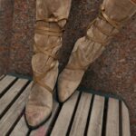 Kozaki saszki Madam Tobor beżowe