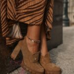 Mokasyny na słupku Madam Mollo cappuccino