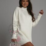 Sweter półgolf oversize Lope Ola Voga kremowy