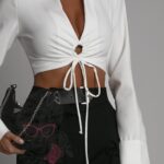 Bluzka top Kiko biały