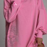 Bluza długa oversize MC Barbie jasny róż
