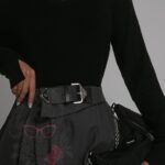 Spodnie szerokie Jos stalowe