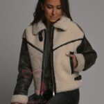 Kożuszek baranek Mijo khaki