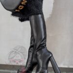 Kozaki na platformie Rock Perpos czarne