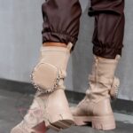 Workery z kieszonką Powers New Rock cappuccino