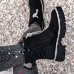 Botki śniegowce Madam List czarne