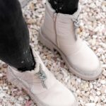 Botki śniegowce Madam List beżowe