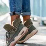 Sneakersy z barankiem Rock Roter khaki