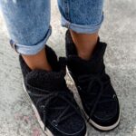 Sneakersy z barankiem Rock Roter czarne