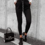 Spodnie dresowe elastyczne Sachet Ola Voga czarne