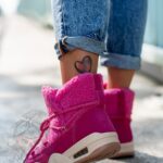 Sneakersy z barankiem Rock Roter różowe