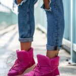 Sneakersy z barankiem Rock Roter różowe