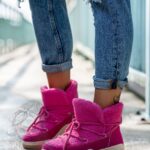 Sneakersy z barankiem Rock Roter różowe