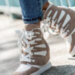 Sneakersy Madam Krua biało-cappucino