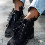 Botki sztyblety Madam Lilir czarne