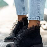 Botki sztyblety Madam Lilir czarne