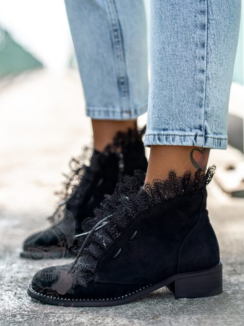 Botki sztyblety Madam Lilir czarne