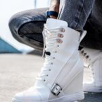 Sneakersy skórzane Rock Tast białe