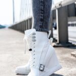 Sneakersy skórzane Rock Tast białe