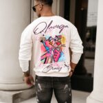 Bluza męska z aplikacją Rory Ola Voga ecru