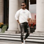 Bluza męska z aplikacją Rory Ola Voga ecru