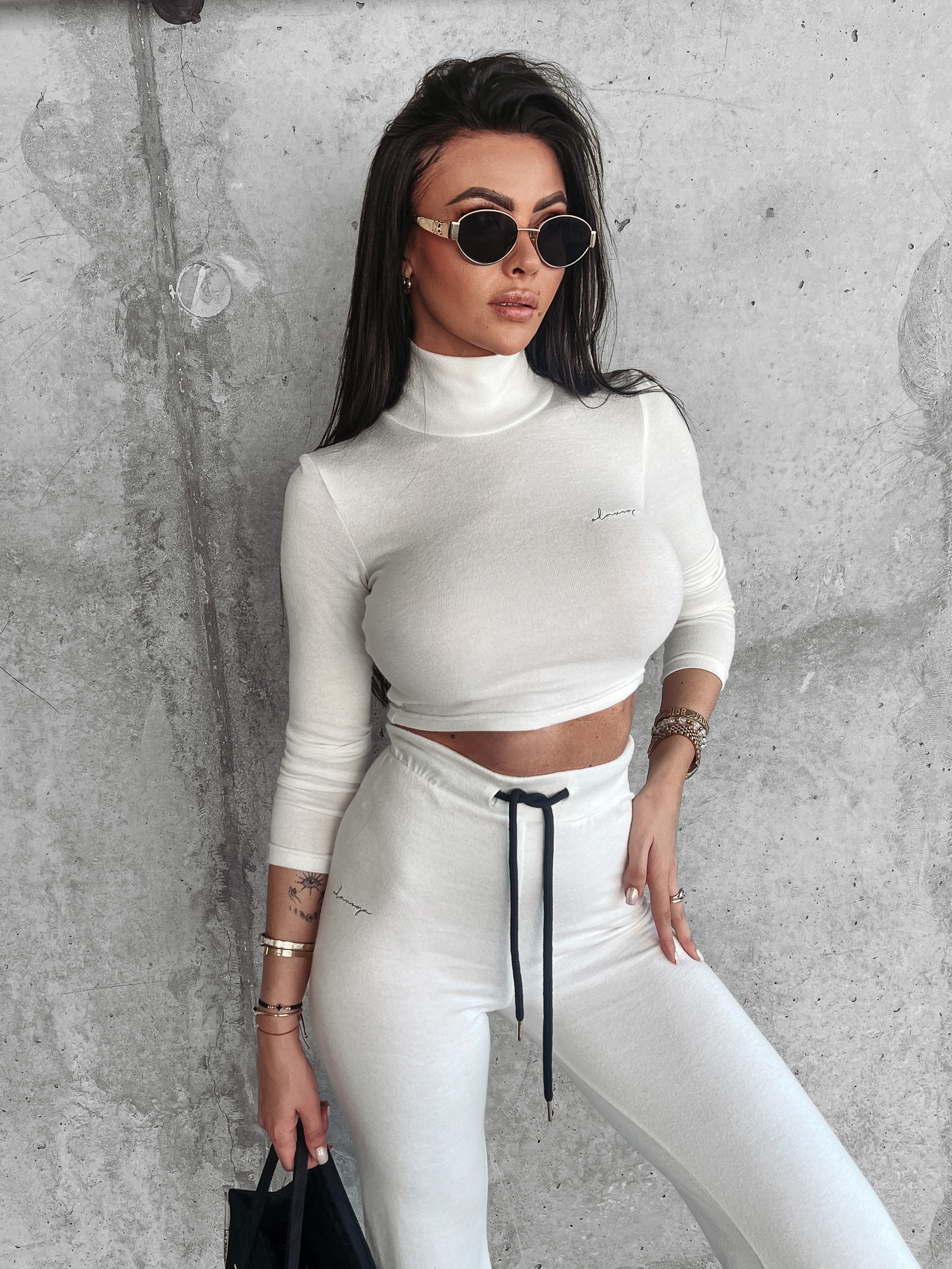 Komplet dresowy Alice Ola Voga ecru